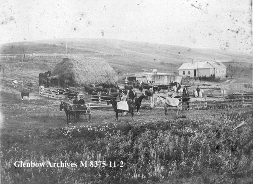 Riley Farm, Calgary 1890s Photo Courtesy Glenbow Archives