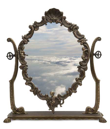 mirror and clouds