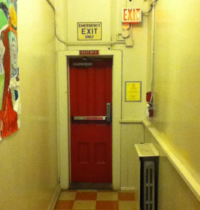 Hallway in the School