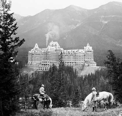 Banff Springs Hotel, October 1929, Banff, Alberta