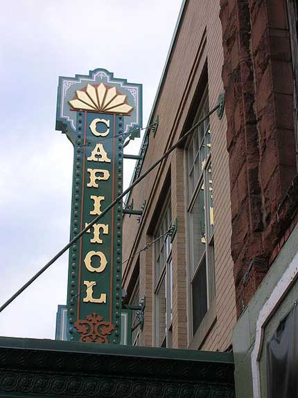 An image of the Capitol Theater in Moncton.