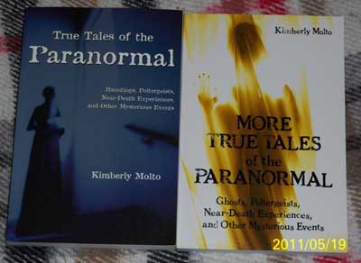 image of Kim Molto's books on the paranormal