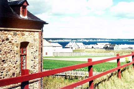 French fortress at Fortress Louisbourg